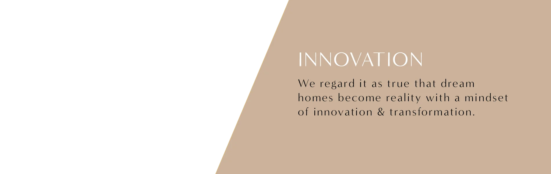 Our values slider - Innovation