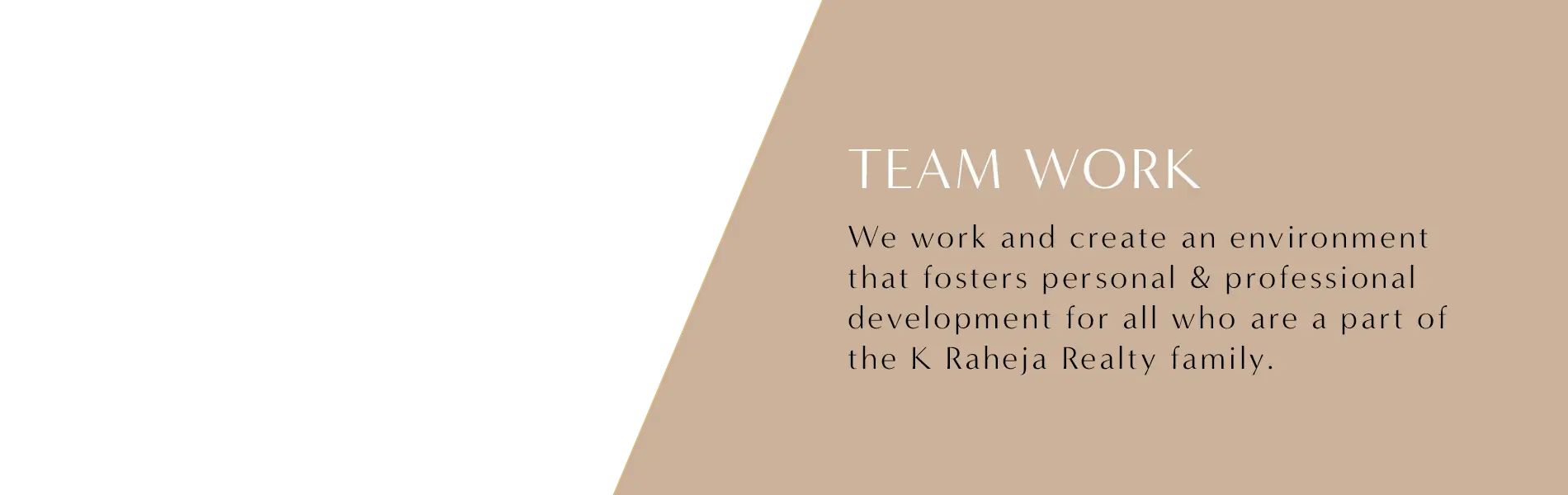 Our values slider - Teamwork