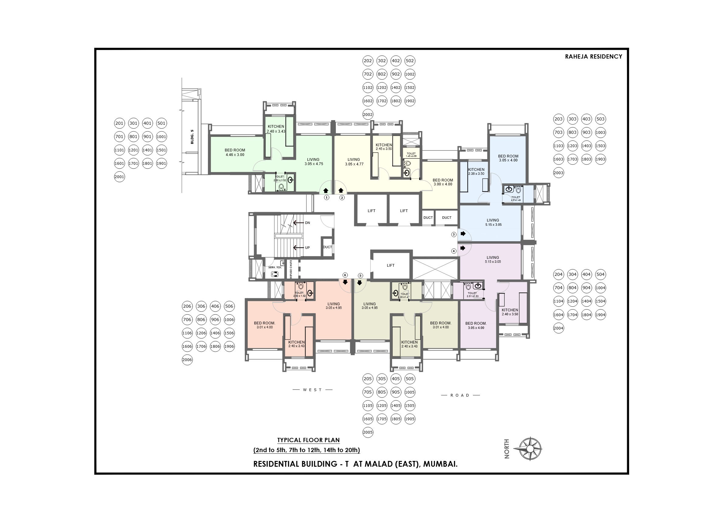 Raheja Tower T Floorplan 3